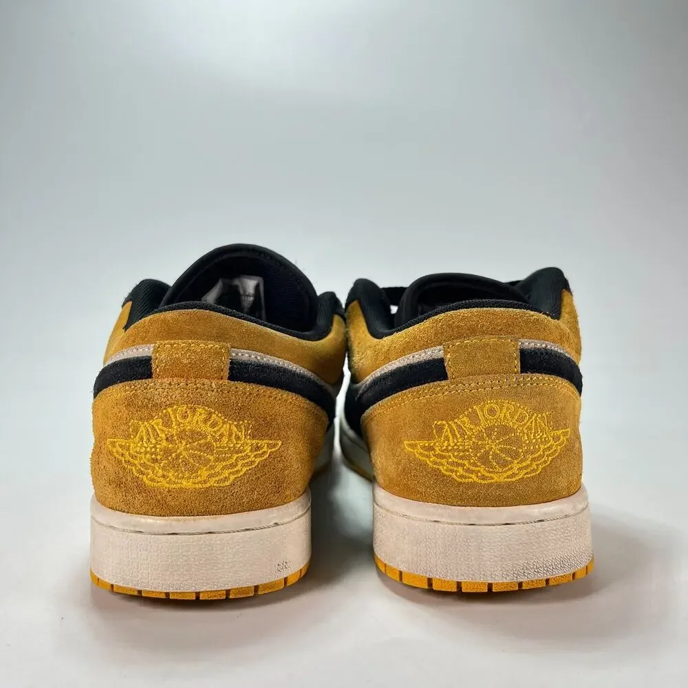 Nike Air Jordan 1 Low University Gold Casual Sneakers 553558-127 Men's Size 11.5